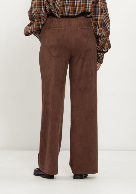 Braune OBJECT Weite Hose OBJMIYA HW WIDE PANTS - large