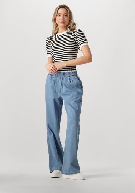 Weiße MINUS Top JOHANNA STRIPED TEE - large