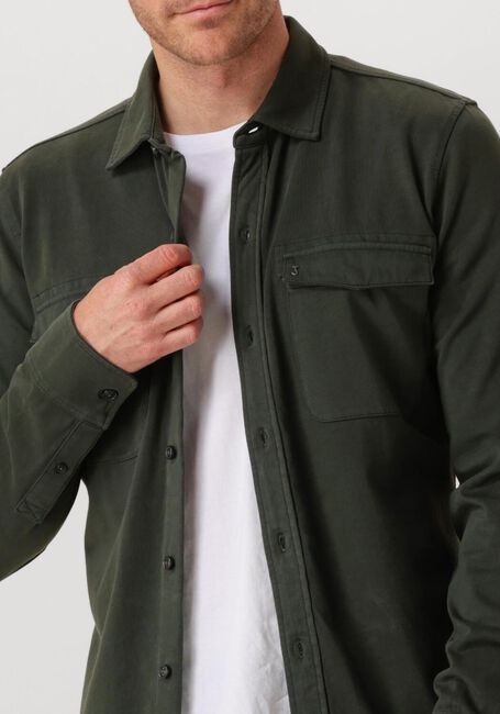 Olive BUTCHER OF BLUE Overshirt FINN POCKET JERSEY OVERSHIRT - large