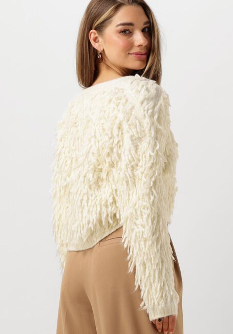 Weiße NUKUS Strickjacke WARWICK CARDIGAN - large