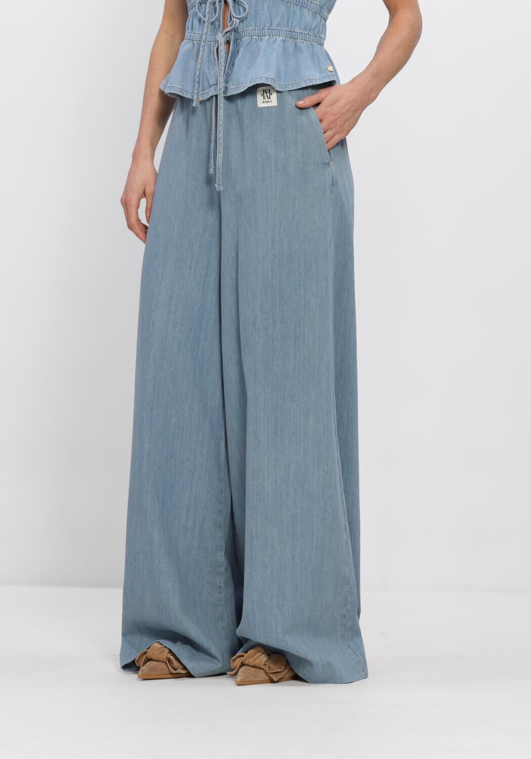 Blaue JOSH V Wide jeans SERA - large