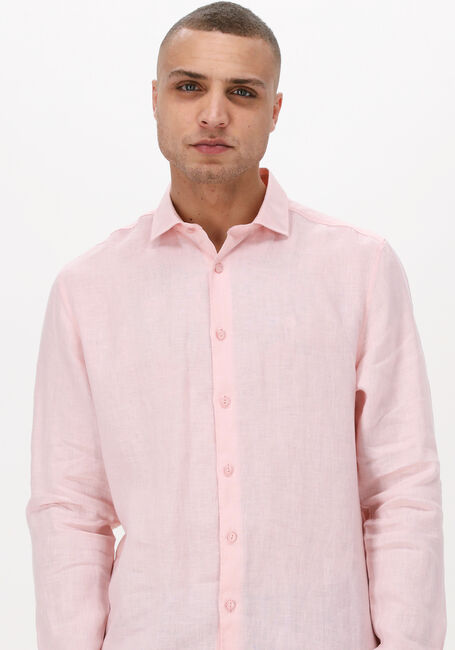 Rote DSTREZZED Casual-Oberhemd JAGGER SHIRT LINEN - large