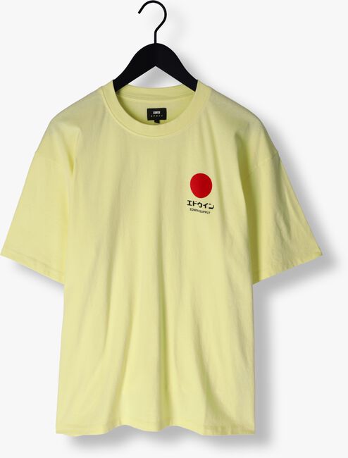 Gelbe EDWIN Sweatshirt JAPANESE SUN SWEAT HEAVY FELPA - large