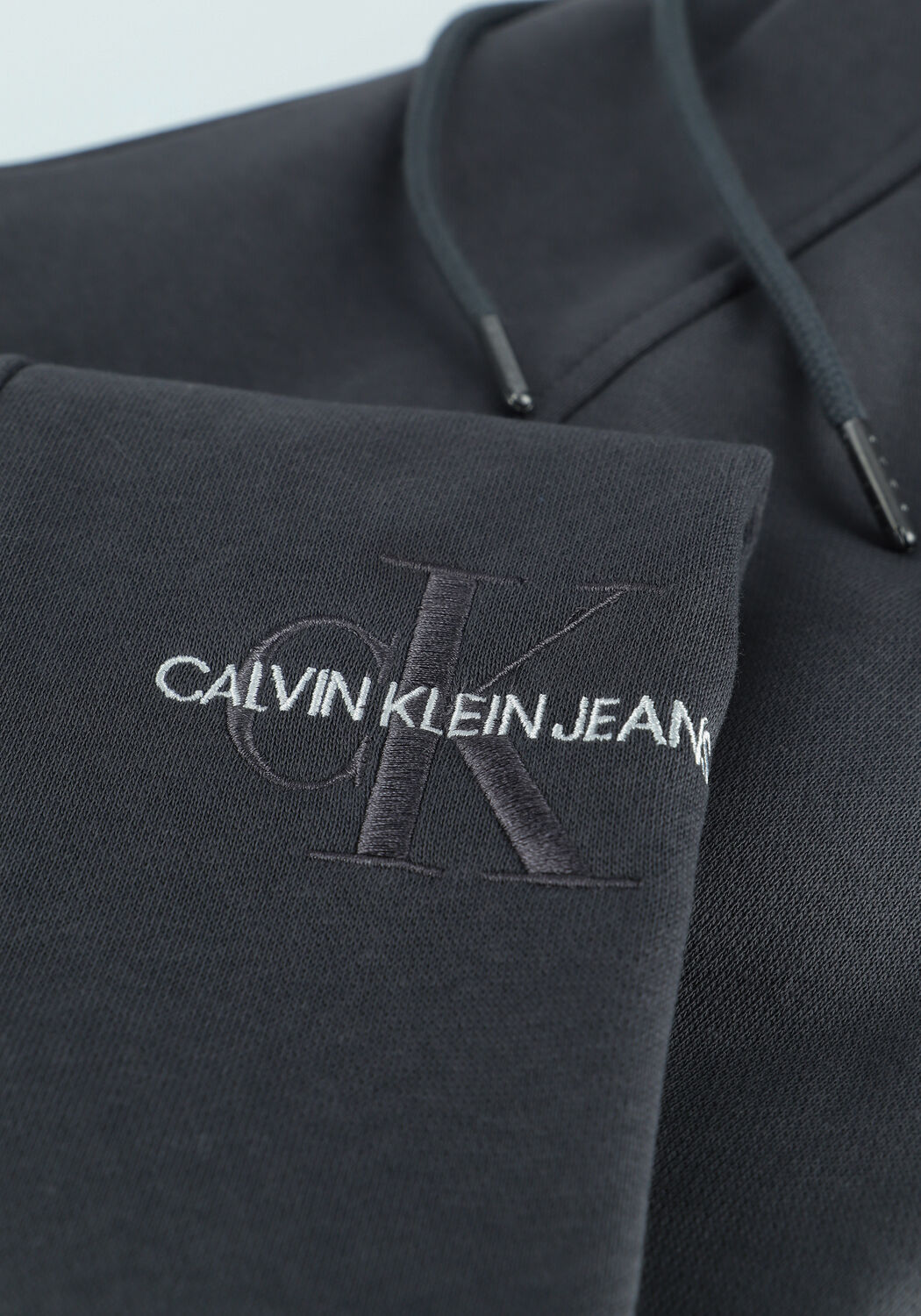 Graue CALVIN KLEIN Sweatshirt OFF PLACED MONOGRAM JOG PANTS - large