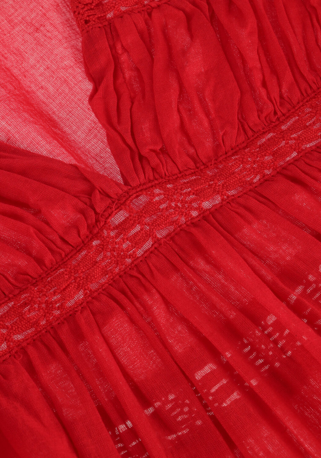 Rote NEO NOIR Blusen JAYLA S VOILE TOP - large