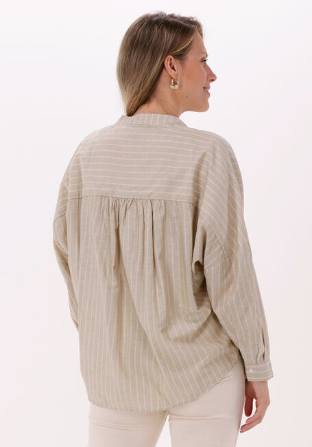 Sand MOS MOSH Blusen GINNY STRIPE BLOUSE - large