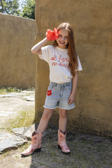 Hellblau AMMEHOELA Kurze Hosen JULIA - large