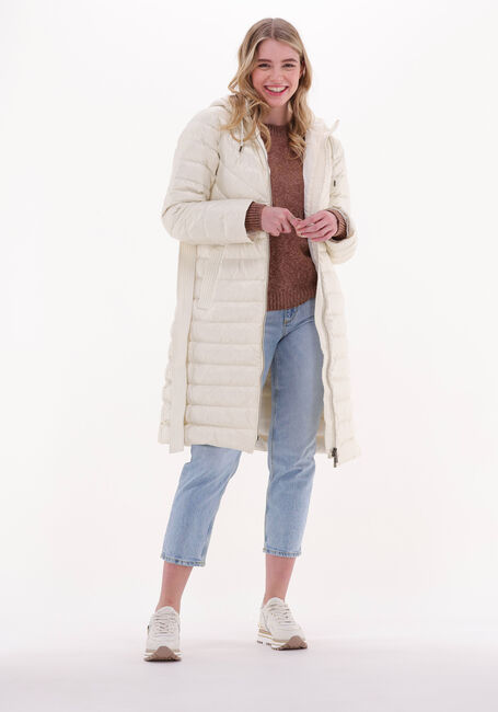 Creme MICHAEL KORS Wattierte Jack LONG FITTED PUFFER - large