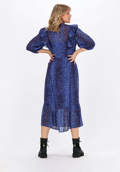 Blaue LOLLYS LAUNDRY Midikleid CANA DRESS - large