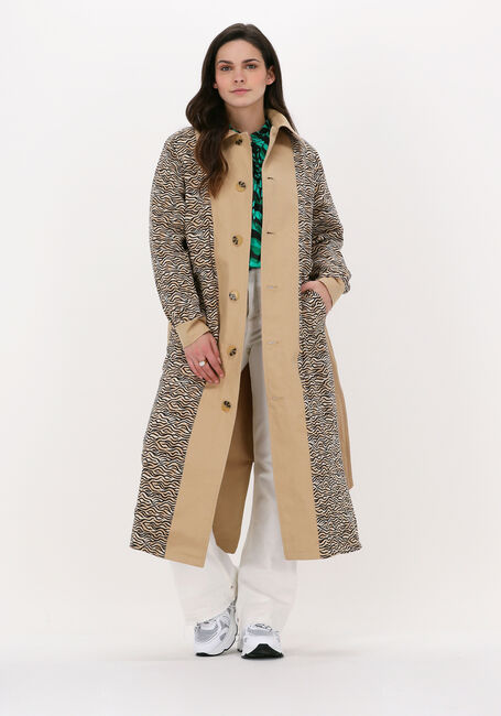 Camelfarbene SCOTCH & SODA Trenchcoats BELTED REVERSIBLE THROW-ON COAT - large