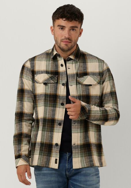 Grüne PME LEGEND Casual-Oberhemd LONG SLEEVE SHIRT COTTON YARN DYED CHECK - large