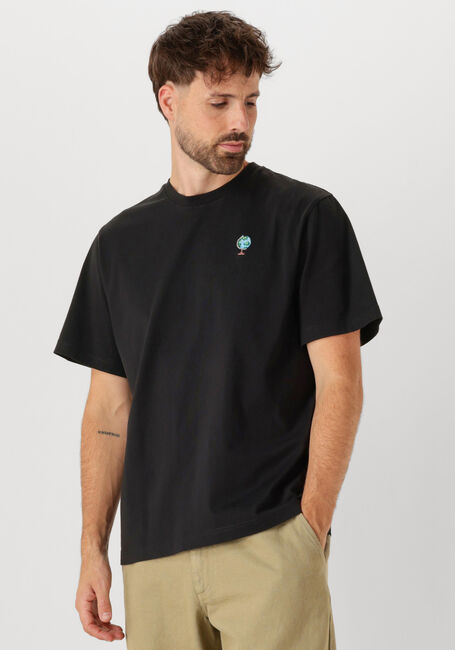 Schwarze FORÉT T-shirt GLOBUS T-SHIRT - large