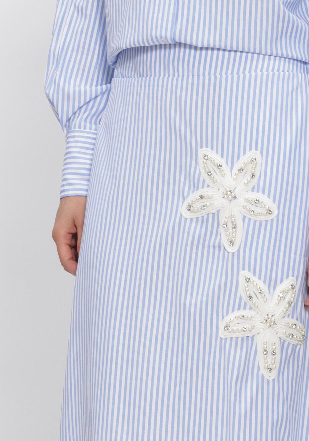 Hellblau NOTRE-V Maxirock NV-HILKA - large