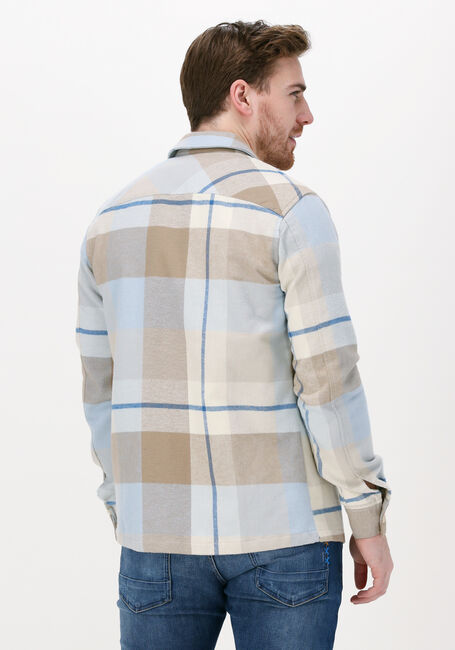 Blaue KULTIVATE Overshirt ST CHECKERZ - large
