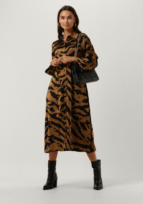 Braune MY ESSENTIAL WARDROBE Midikleid EVEMW LONG DRESS - large