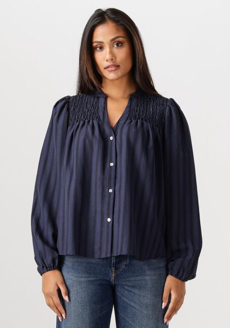 Dunkelblau CO'COUTURE Blusen LULU SMOCK V-SHIRT - large