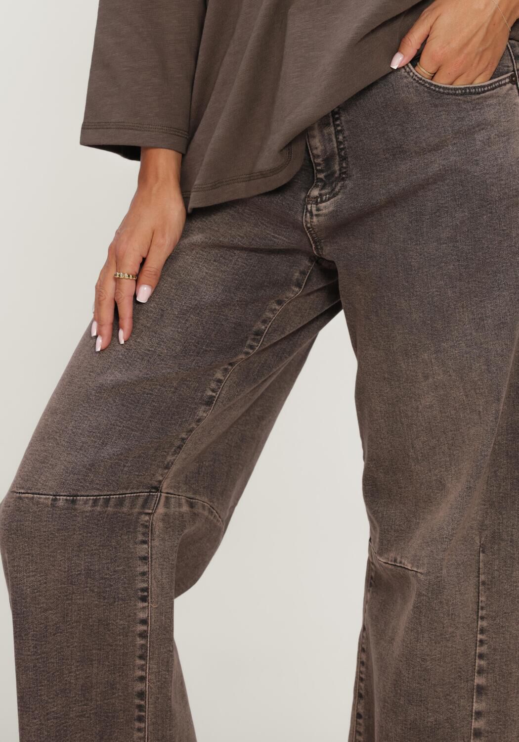 Braune MAC Wide jeans 0333L AUTH. COMFORT VINTAGE DENIM - large
