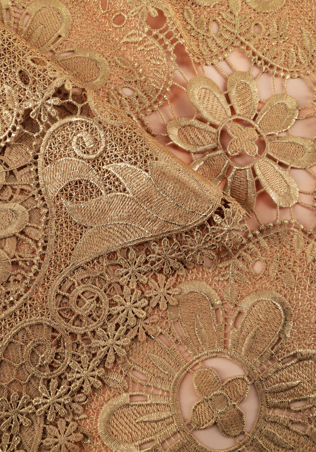 Goldfarbene ANA ALCAZAR Minikleid 041719-3787 - large