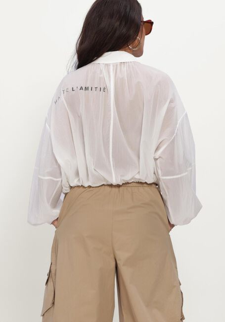 Wei&szlig;e HAUTE L'AMITI&Eacute; Blusen IRON PAPER JACKET - large