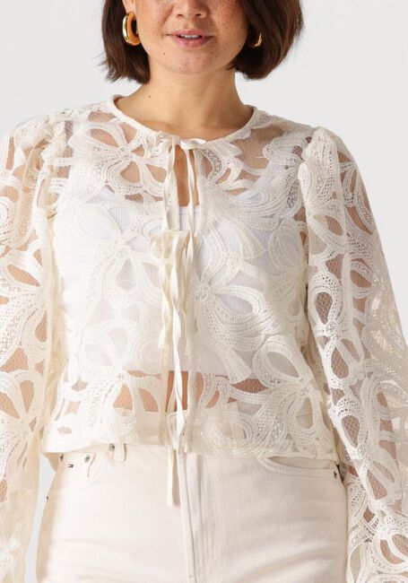 Ecru OBJECT Blusen OBJROSE L/S TOP - large