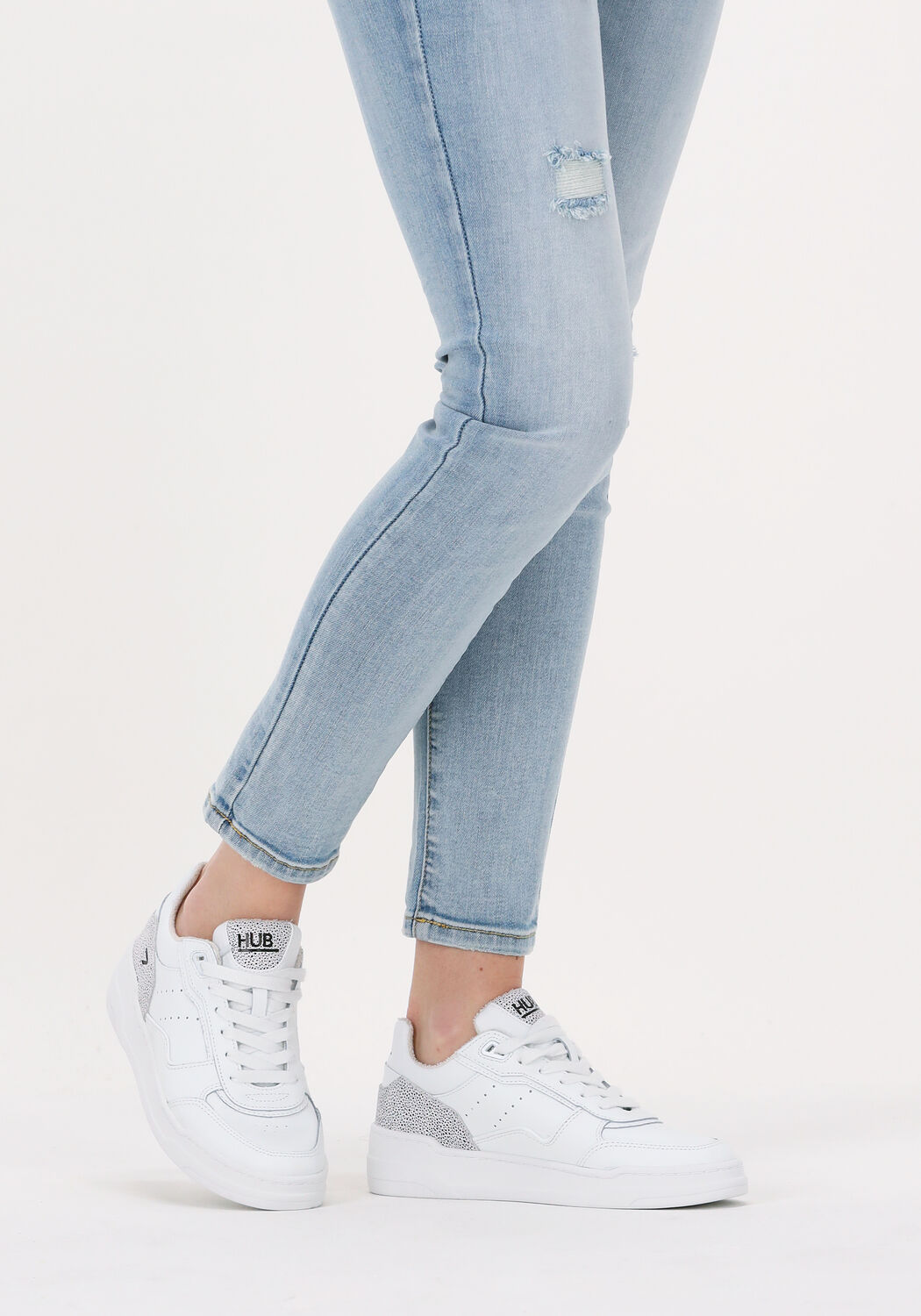 Wei&szlig;e HUB Sneaker Low MATCH - large