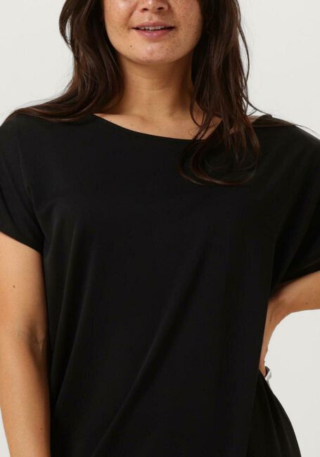 Schwarze MINUS Midikleid OPHELIA BOAT NECK SHORT SLEEVE MIDI MODAL DRESS - large