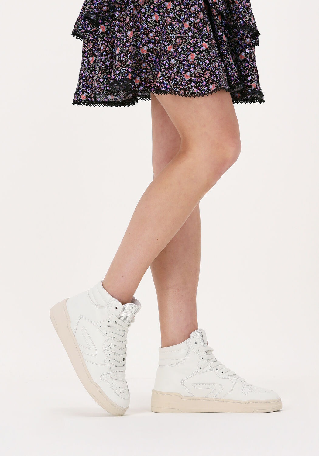 Wei&szlig;e HUB Sneaker High COURT-Z HIGH - large