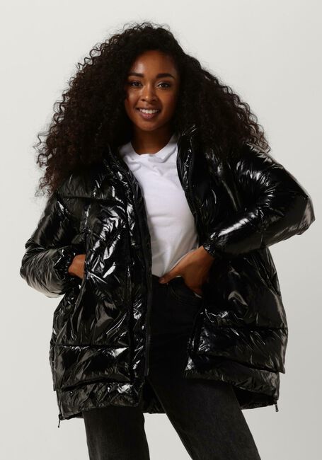 Schwarze CANADIAN Wattierte Jack EUGENIE MID - large