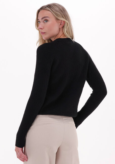 Schwarze Y.A.S. Pullover YASALVA LS O-NECK KNIT PULLOVER - large