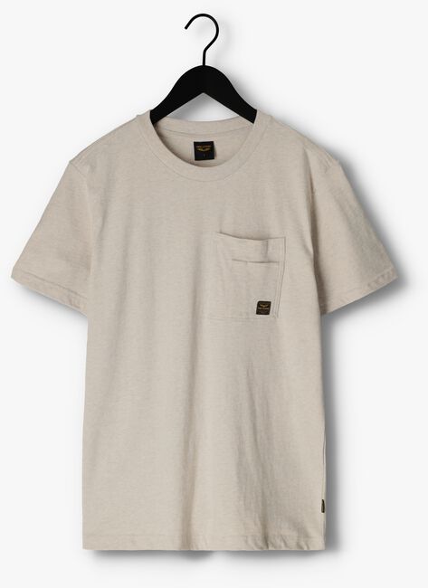 Nicht-gerade weiss PME LEGEND T-shirt SHORT SLEEVE R-NECK OPEN END MELANGE JERSEY - large