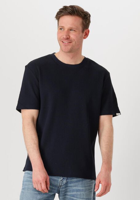 Dunkelblau ANERKJENDT T-shirt AKKIKI S/S WAFFLE TEE - large