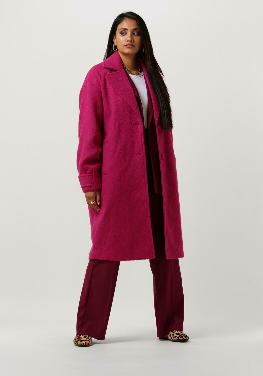 Red cocoon coat new arrivals