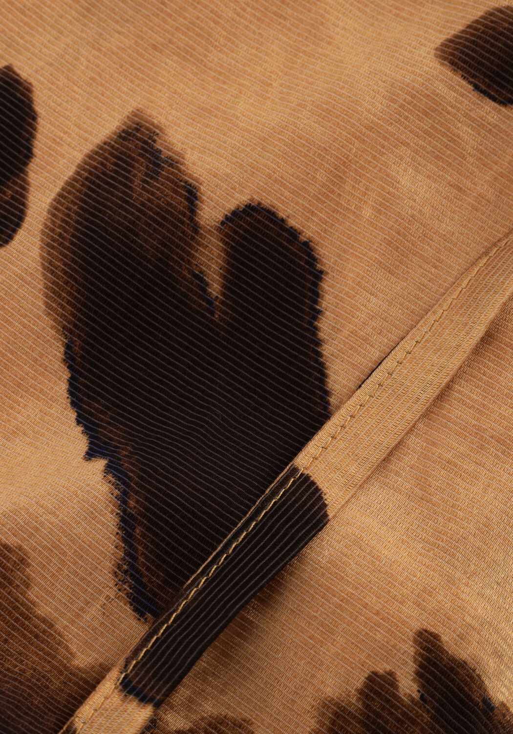 Camelfarbene MSCH COPENHAGEN Minikleid MSCHNILLA ROMINA SHORT DRESS AOP - large