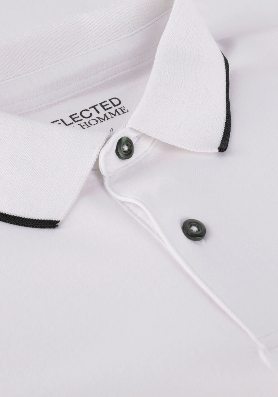 Wei&szlig;e SELECTED MEN Polo-Shirt SLHLEROY COOLMAX SS POLO B - large