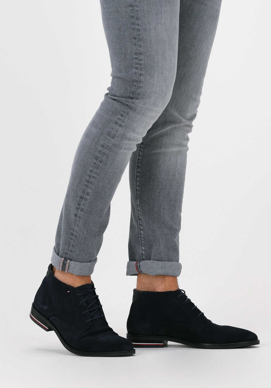 Blaue TOMMY HILFIGER Business Schuhe SIGNATURE HILFIGER - large