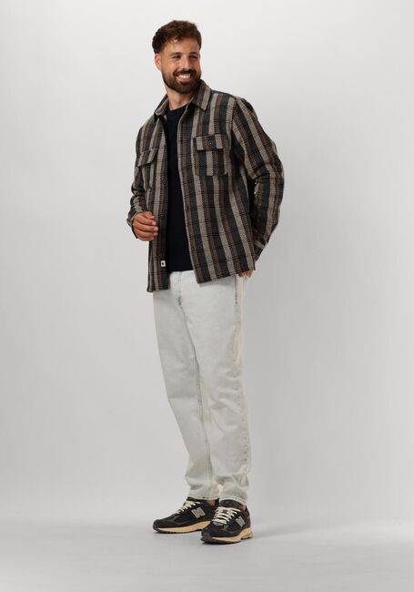 Dunkelgrau ANERKJENDT Overshirt AKOSCAR CHECK OVERSHIRT - large