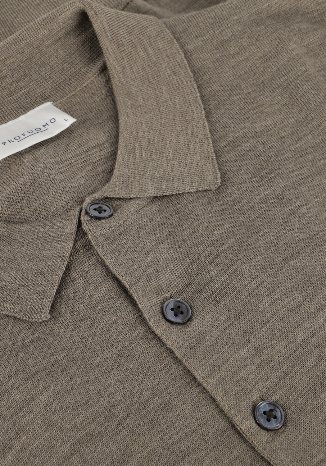 Gr&uuml;ne PROFUOMO Polo-Shirt POLO LONG SLEEVE - large