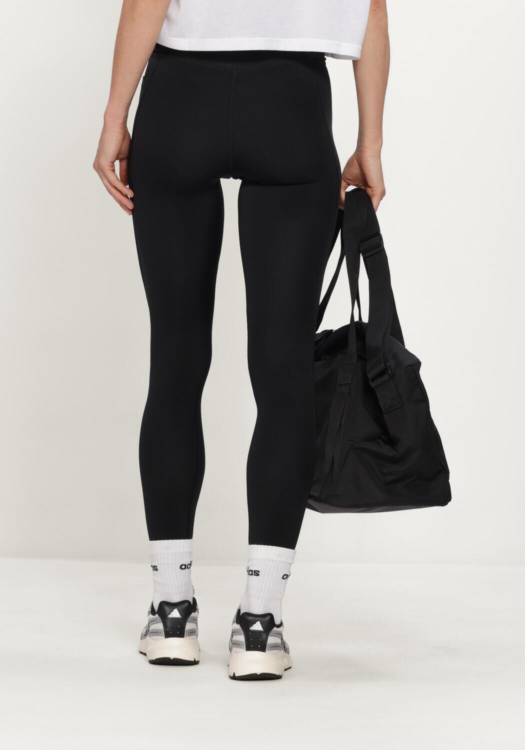 Schwarze ADIDAS Legging OPT ESS ST 1/1 - large