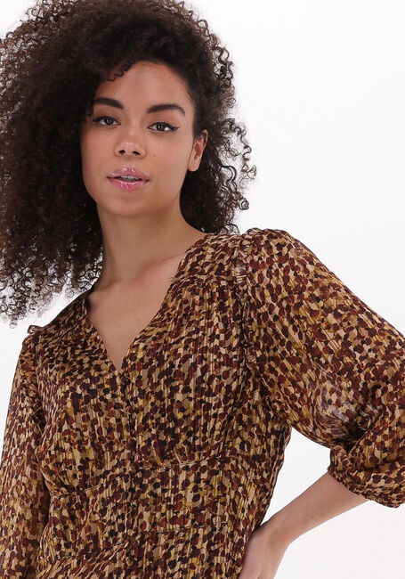 Braune SECOND FEMALE Maxikleid NUTMEG DRESS - large
