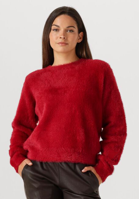 Rote ALIX THE LABEL Pullover LADIES KNITTED MOHAIR PULLOVER - large