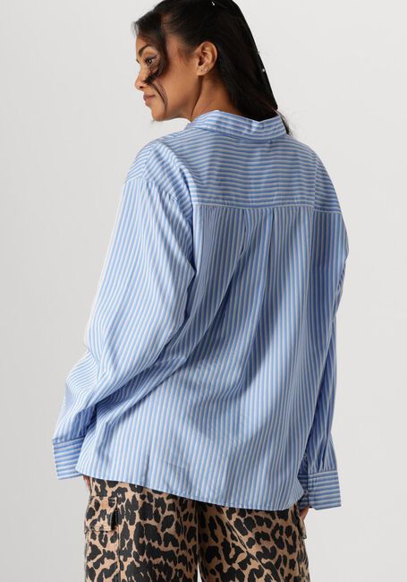 Blaue MODSTRÖM Blusen KADIRMD STRIPE SHIRT - large