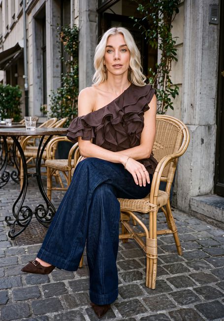 Braune COPENHAGEN MUSE Tops & T-shirts CMTILLY-BLOUSE - large
