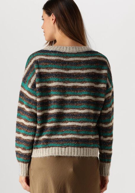 Mehrfarbige/Bunte SUMMUM Pullover SWEATER MULTI COLOUR ALPACA LUREX KNIT - large