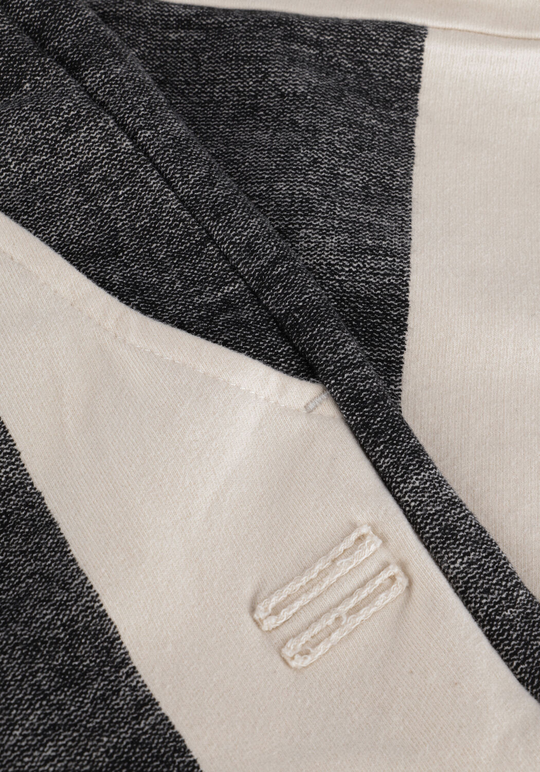 Ecru 10DAYS Jogginghose CROPPED JOGGER BLOCK STRIPE - large