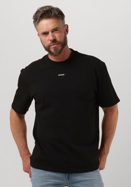 Schwarze HUGO T-shirt DAPOLINO - large
