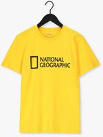 Gelbe NATIONAL GEOGRAPHIC T-shirt UNISEX T-SHIRT WITH BIG LOGO