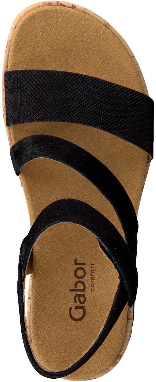 Schwarze GABOR Sandalen 875 | Omoda
