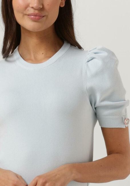 Hellblau GUESS T-shirt EMMA RN SS SWTR - large
