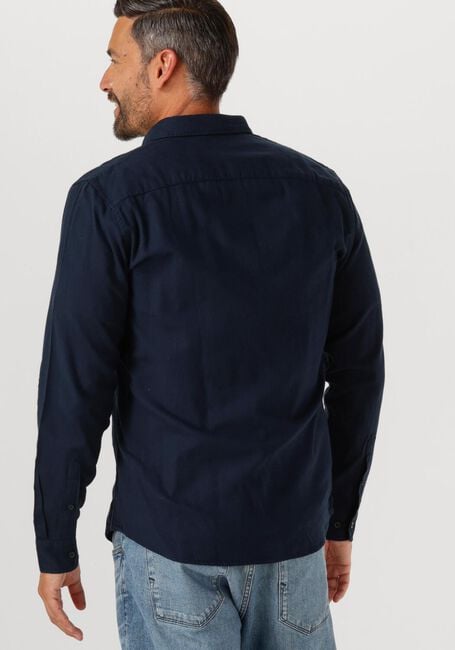 Blaue SELECTED HOMME Casual-Oberhemd SLHSLIMOWEN-BRUSHED SHIRT LS NOOS - large