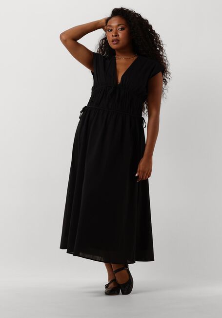 Schwarze MODSTRÖM Midikleid INDIAMD DRESS - large